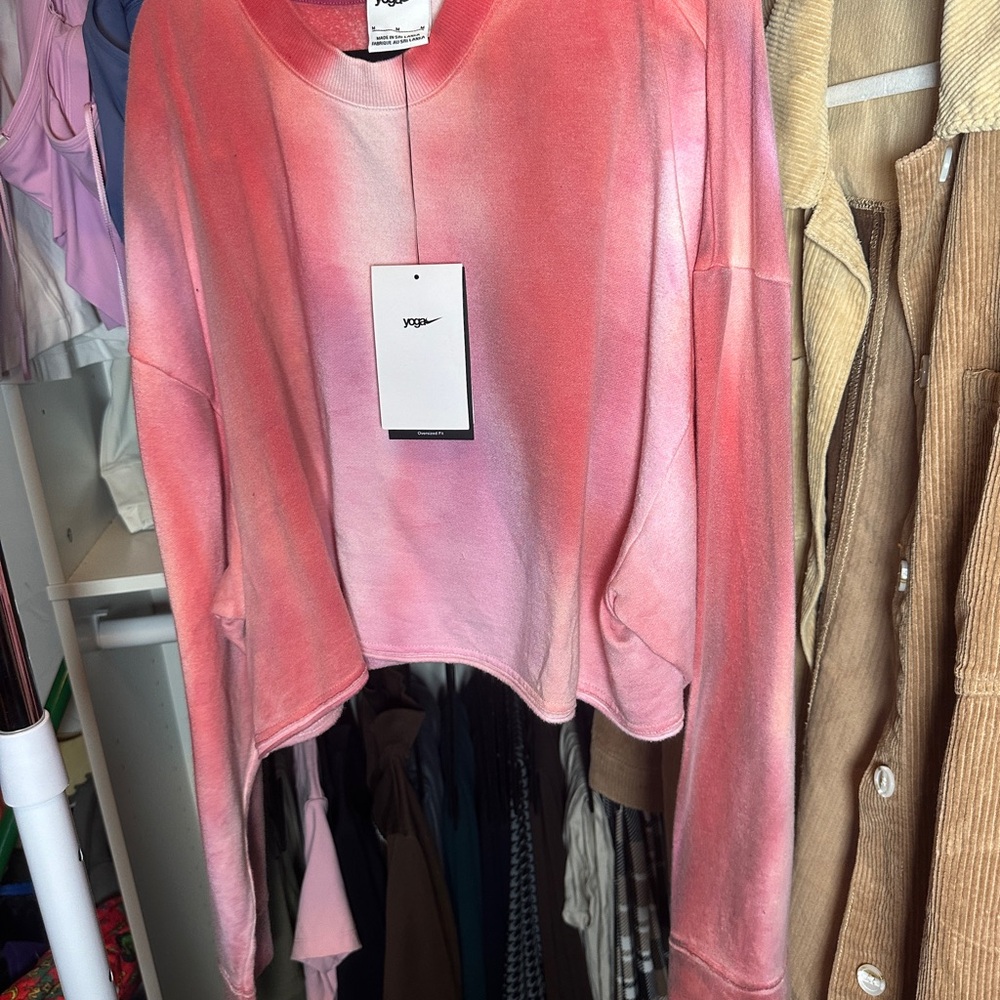 Nike Yoga Pink Ombre Sweatshirt